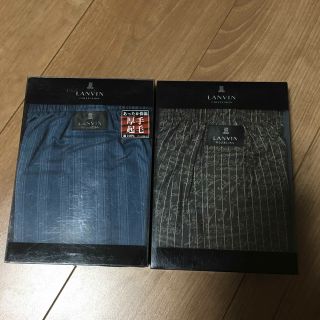 ランバンコレクション(LANVIN COLLECTION)の新品　LANVINランバン日本製高級ボクサーブリーフ 2個セットサイズM送料無料(ボクサーパンツ)