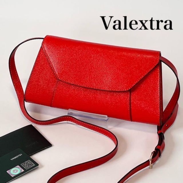 Valextra - 【極美品】Valextra ヴァレクストラ　ミニショルダー　クラッチバッグ