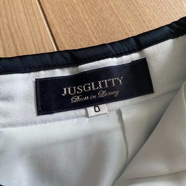 JUSGLITTY(ジャスグリッティー)のJUSGLITTY ジャスグリッティ 花柄スカート サイズ0 レディースのスカート(ひざ丈スカート)の商品写真