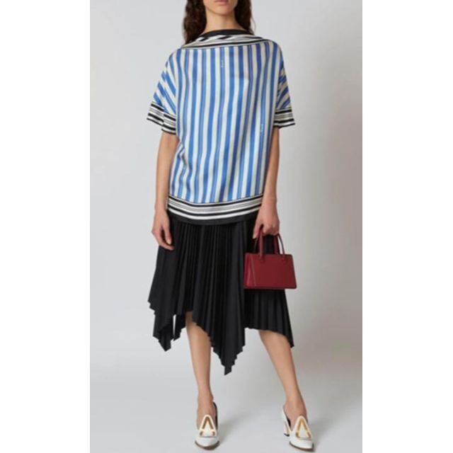 【大幅値下げ】LOEWE ロエベ シルク ストライプ シャツ ブラウス 新品