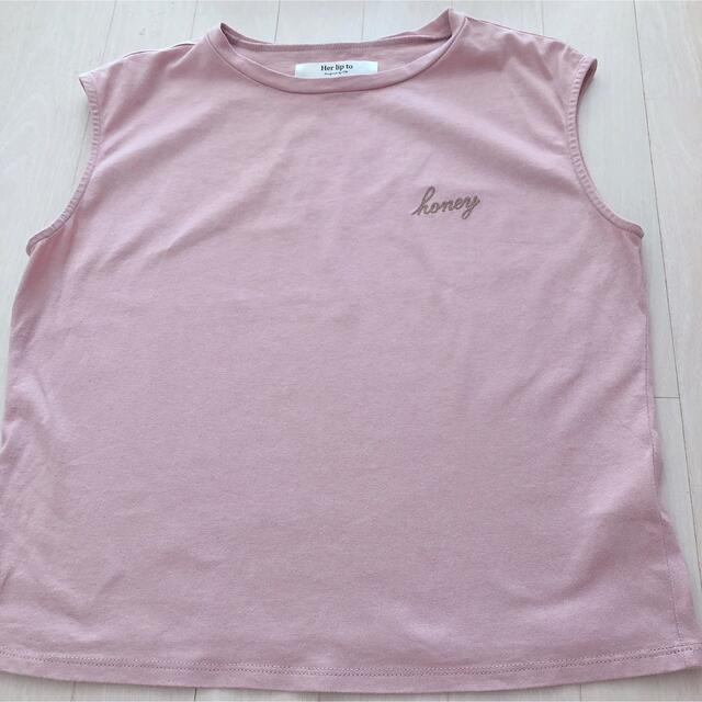 Her lip to(ハーリップトゥ)のHerlipto Honey French Sleeve Top メンズのトップス(Tシャツ/カットソー(七分/長袖))の商品写真