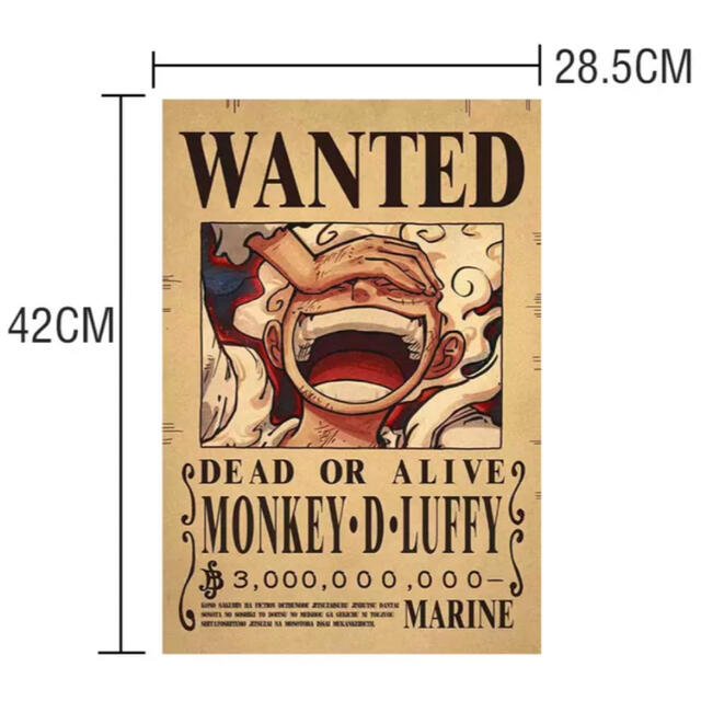 ONE PIECE - モンキー D ルフィ ニカ 手配書の通販 by てつ's ONE PIECE - モンキー D ルフィ ニカ 手配書の通販 by てつ's