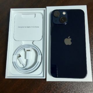 アップル(Apple)のiPhone 13 mini ミッドナイト(美品)　Apple Store購入(スマートフォン本体)