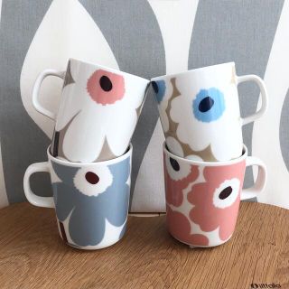 マリメッコ(marimekko)の新品 4個セット marimekko UNIKKO ウニッコ マグカップ(食器)