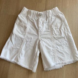 ザラキッズ(ZARA KIDS)の値下げ♪ZARA ショートパンツ　ホワイト　(パンツ/スパッツ)