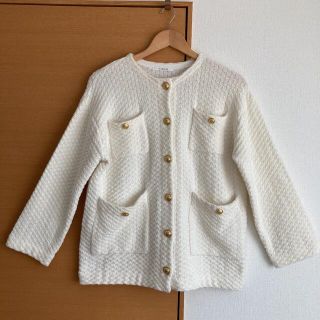 Apuweiser-riche - CADUNE 柄編みカーデ カデュネの通販 by N.shop