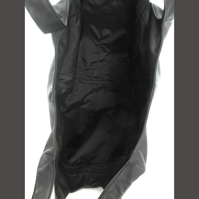 Jurgen Lehl(ヨーガンレール)のヨーガンレール 2way レザー バッグ 黒 トート ショルダーバッグ かばん レディースのバッグ(ショルダーバッグ)の商品写真