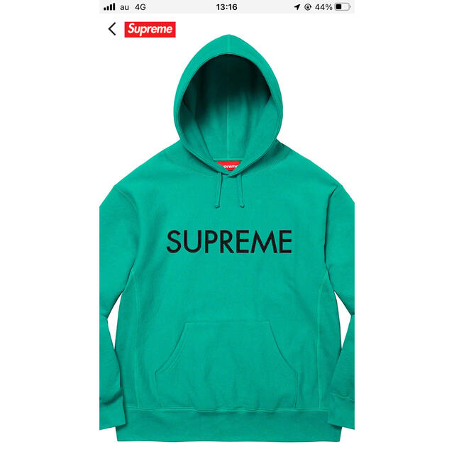 supreme capital hooded sweatshirt