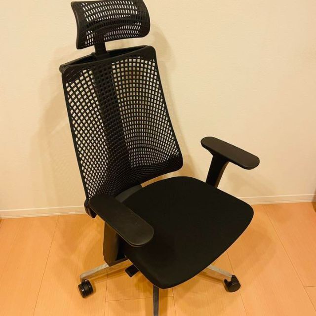 YL9-BLEL/ブラック インテリア/住まい/日用品の椅子/チェア(デスクチェア)の商品写真
