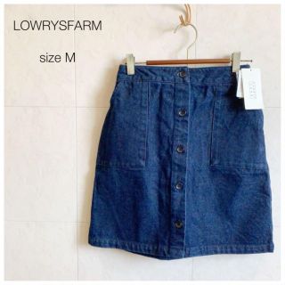 ローリーズファーム(LOWRYS FARM)の【新品未使用】lowrys farm デニムスカート ミニ(ミニスカート)