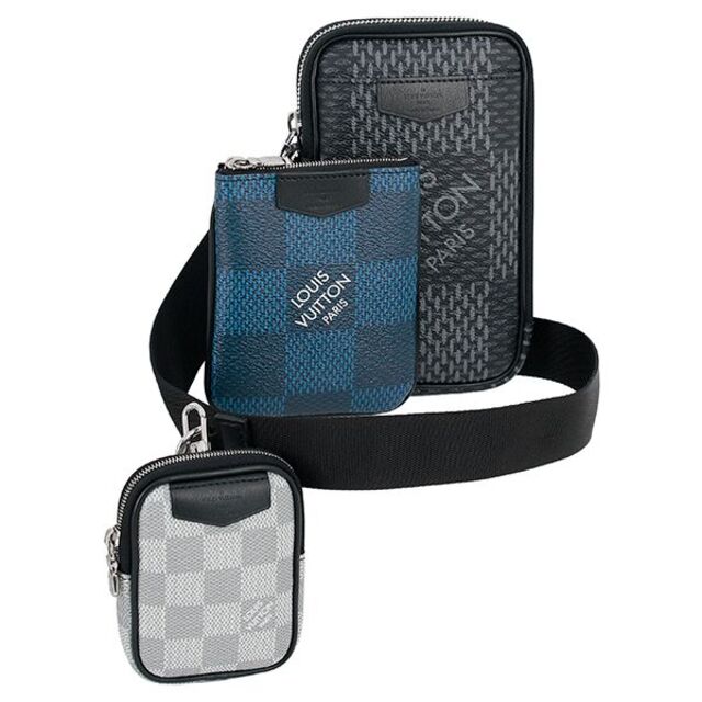 LOUIS VUITTON - ルイヴィトン LOUIS VUITTON モジュラブルポーチ ショルダーバッグ ポシェット ダミエグラフィット メンズ 新品 h-c133