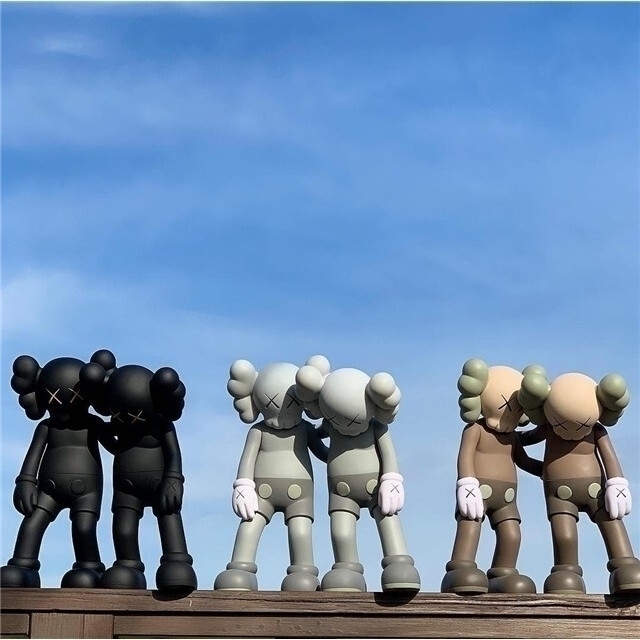 KAWS ALONG THE WAY BROWN MEDICOM TOY 白 - その他