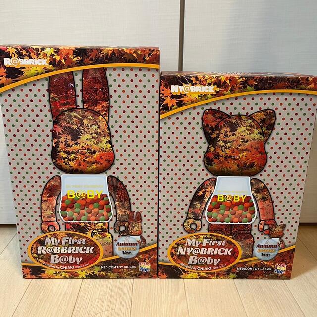 BE@RBRICK(ベアブリック)のMY FIRST R@BBRICK NY@BRICK AUTUMN LEAVES エンタメ/ホビーのフィギュア(その他)の商品写真