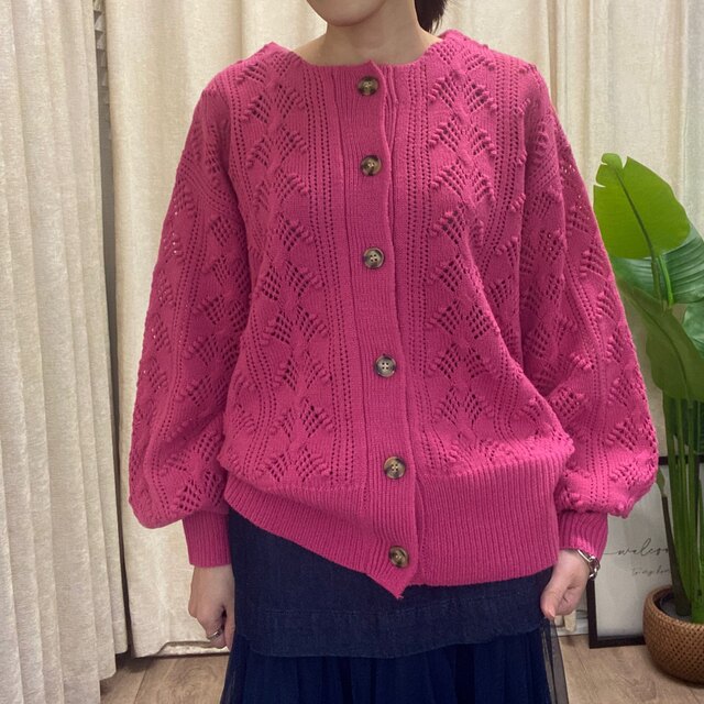 ネット 《price down❣️》《cloche》ニットカーディガン