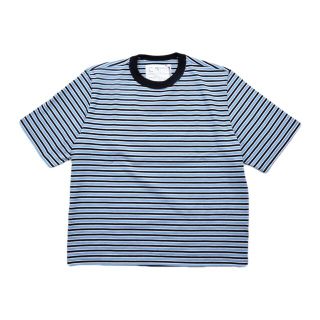 オーラリー(AURALEE)のCAMIEL FORTGENS SS BIG TEE BLUE STRIPE(Tシャツ/カットソー(半袖/袖なし))