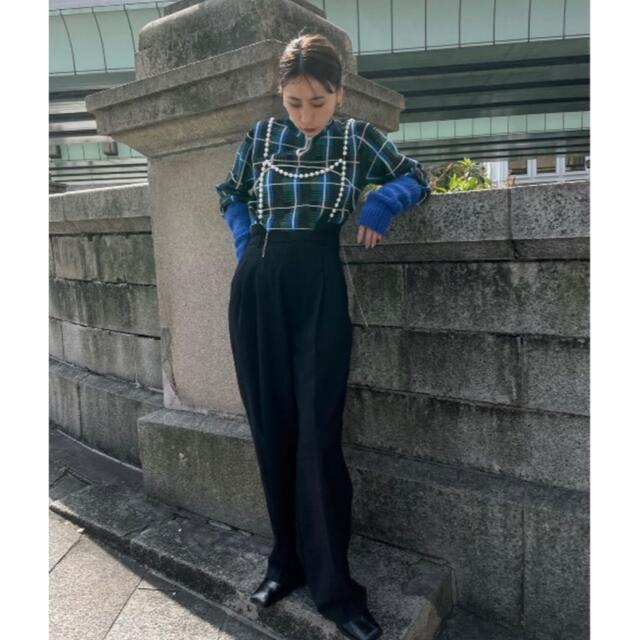 Ameri VINTAGE(アメリヴィンテージ)の【Ameri VINTAGE】PEARL SUSPENDER PANTS レディースのパンツ(サロペット/オーバーオール)の商品写真