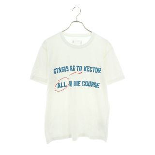 サカイ(sacai)のサカイ 18SS 18-01592M Lawrence WeinerプリントTシャツ メンズ 2(Tシャツ/カットソー(半袖/袖なし))