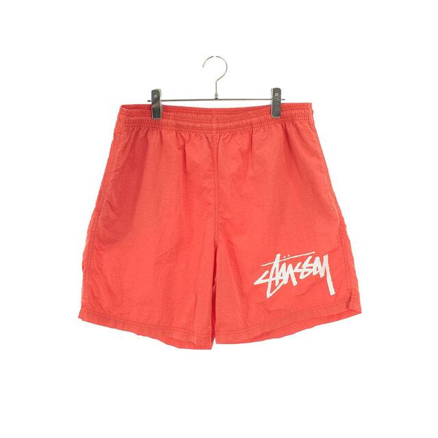 ナイキ ×ステューシー/STUSSY M NRG BR WATER SHORT CT4315-634 ロゴプリントウォーターショーツハーフパンツ メンズ Lショートパンツ