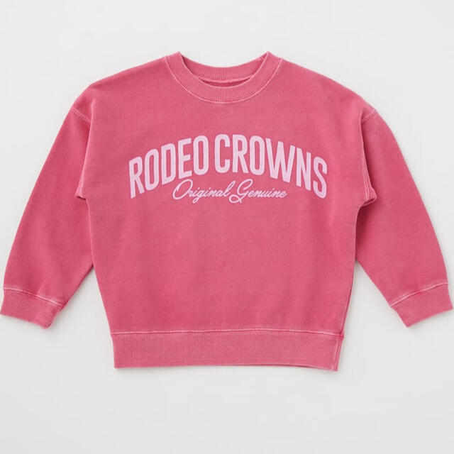 RODEO CROWNS WIDE BOWL(ロデオクラウンズワイドボウル)のRODEOKIDS パッチスウェット キッズ/ベビー/マタニティのキッズ服女の子用(90cm~)(Tシャツ/カットソー)の商品写真