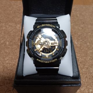 ジーショック(G-SHOCK)の(値下げしました)G-SHOCK GA-110GB-1AJF ゴールド×ブラック(腕時計(デジタル))