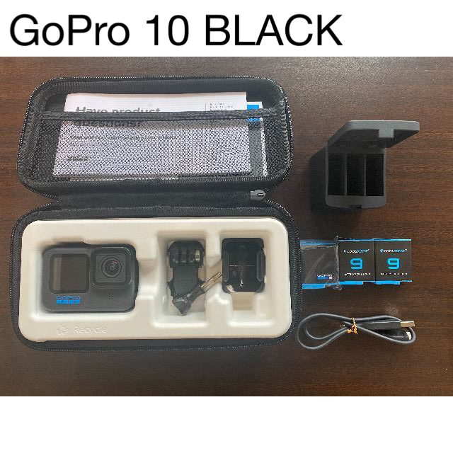 早い者勝ち‼︎】GoPro10 （本体及びバッテリー３個+充電器付）の通販