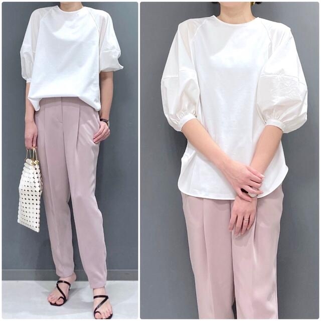 Theory luxe - theory luxe 22SS 異素材切り替え ブラウス見え
