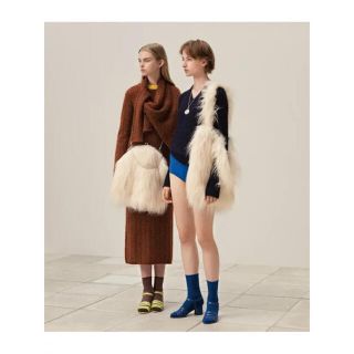 ロペ(ROPE’)の【新品】Goat Eco Fur チェーンバッグ ROPE(ショルダーバッグ)