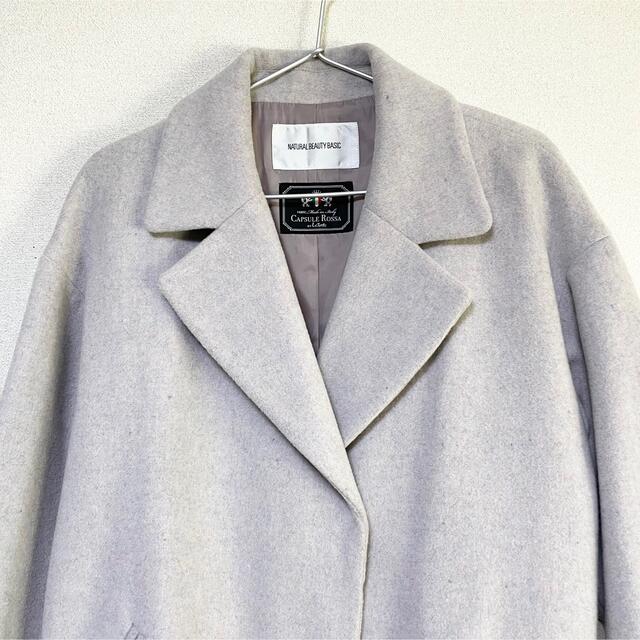 NATURAL BEAUTY BASIC - 【NBB】JET LIGHT オーバー チェスター NATURAL BEAUTY BASIC - 【NBB】JET LIGHT オーバー チェスター