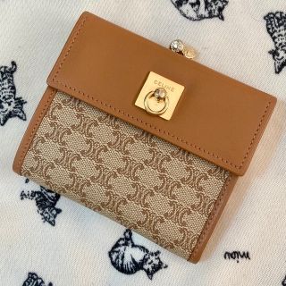 セリーヌ(celine)のCELINE 🤎🧡 ヴィンテージ ガンチーニ マカダム がま口 財布(財布)