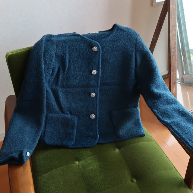 ＜Steven Alan＞WOOL BOUCLE KNIT JACKET/カーデ