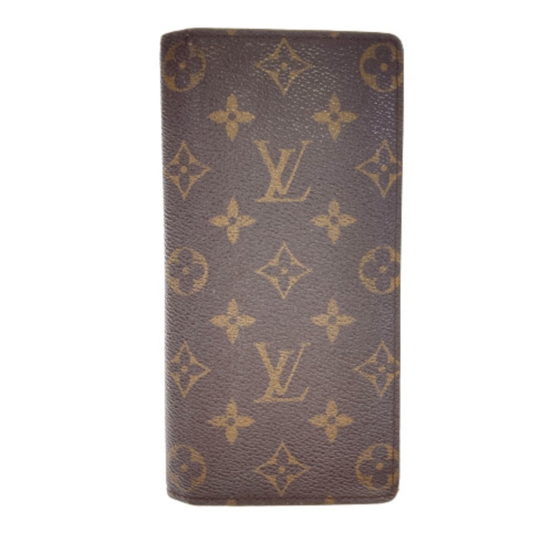 ◎◎LOUIS VUITTON ルイヴィトン モノグラム ポルトフォイユ・ブラザ M66540 2つ折り長財布 名作 