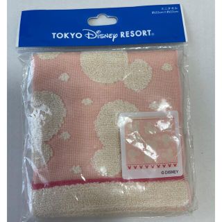 ディズニー(Disney)のディズニー　ミニタオル タオルハンカチ  ミッキー　ミニー(タオル)