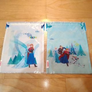 アナトユキノジョオウ(アナと雪の女王)の[未使用]アナと雪の女王巾着(キャラクターグッズ)