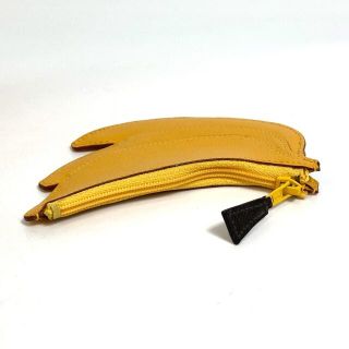 エルメス HERMES フルーツ バナナ コインケース O 刻 イエロー