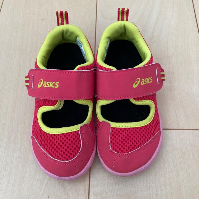 asics(アシックス)のアシックス サマーシューズ 女の子　16.0㎝ キッズ/ベビー/マタニティのキッズ靴/シューズ(15cm~)(スニーカー)の商品写真