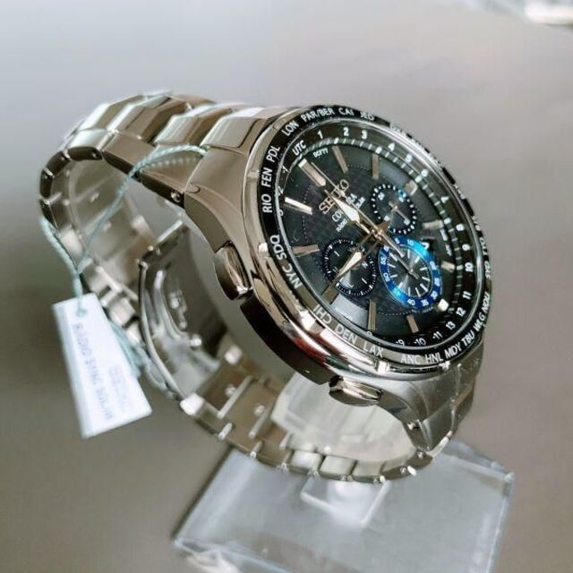 セイコー 上級コーチュラ 電波ソーラー クロノグラフ SEIKO メンズ腕時計