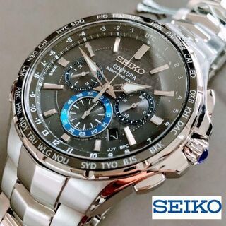SEIKO - セイコー 上級コーチュラ 電波ソーラー クロノグラフ SEIKO メンズ腕時計