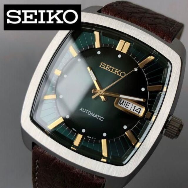 SEIKO(セイコー)の【新品】セイコー リクラフト オートマチック SEIKO メンズ腕時計 グリーン メンズの時計(腕時計(アナログ))の商品写真