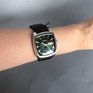 【新品】セイコー リクラフト オートマチック SEIKO メンズ腕時計 グリーン