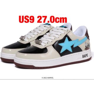 アベイシングエイプ(A BATHING APE)のbape marvel raccoon bape sta マーベル(スニーカー)