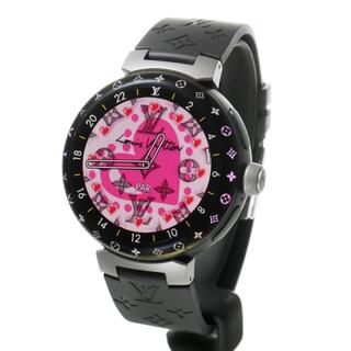 タンブール ホライゾン ライトアップ マットブラック　Ref.QAD01Z 品 メンズ 腕時計