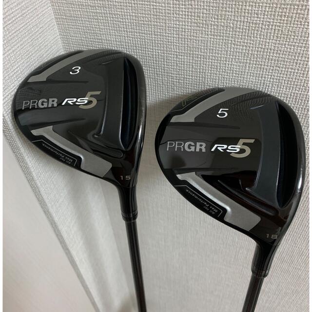 クラブ PRGR プロギア RS5 フェアウェイウッド 3W 5W 2本セット 産直