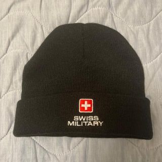 スイスミリタリー(SWISS MILITARY)の【SWISS MILITARY】ニットキャップ　新品未使用(ニット帽/ビーニー)