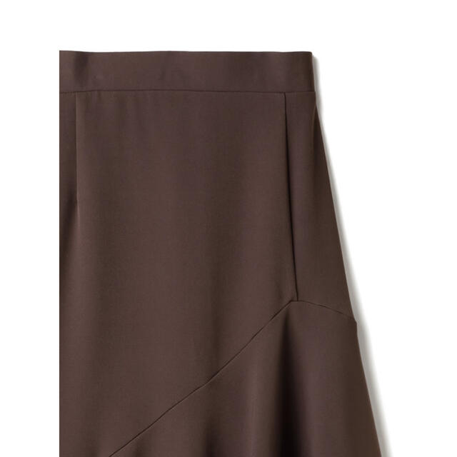 GRL(グレイル)のアシンメトリーマーメイドスカート　ブラウン レディースのスカート(ロングスカート)の商品写真
