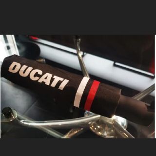 ドゥカティ(Ducati)のf412【イタリア物】　ドゥカティ　純正　折りたたみ傘　ブラック&レッド(その他)