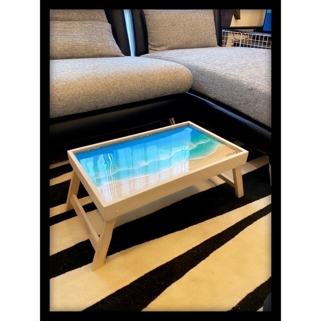 壁掛け 絵 折り畳みテーブル 海 レジン | www.carmenundmelanie.at