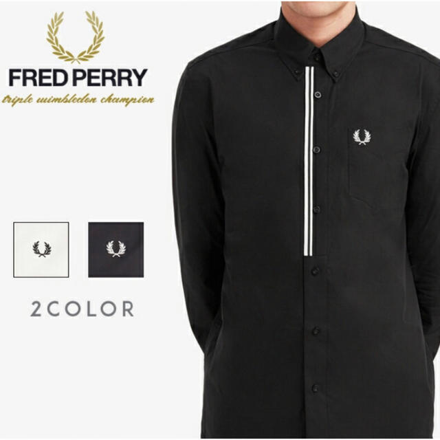 【新品未使用品/細身の方！】フレッドペリー長袖シャツXS　FREDPERRY