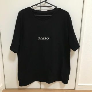 ロッソ(ROSSO)のROSSO アーバンリサーチ　ブラックTシャツ　used(Tシャツ/カットソー(半袖/袖なし))