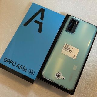 小物 安い OPPO A55s 5G グリーン 64 GB SIMフリー スマートフォン本体