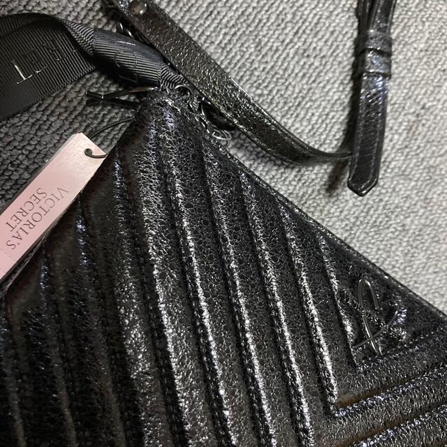 Victoria's Secret(ヴィクトリアズシークレット)の新品レア ヴィクトリアシークレット ショルダーバッグ ブラック黒 クラッチバッグ レディースのバッグ(ショルダーバッグ)の商品写真
